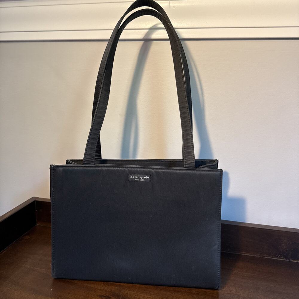 Kate Spade NY 90s Sam Mini Box Purse Vintage Black Handbag Vintage B